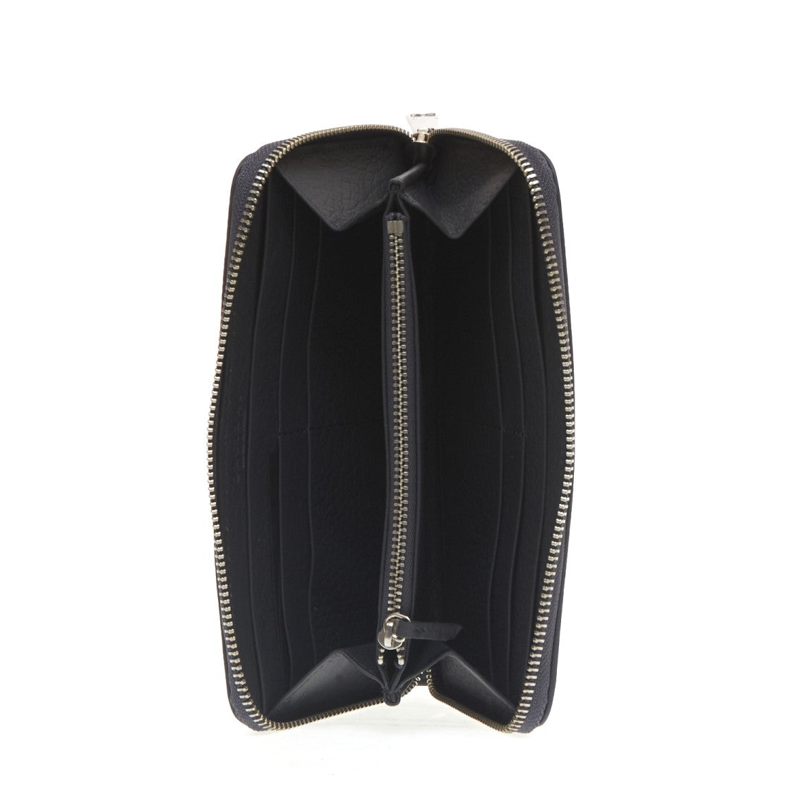 Orciani Gray Full Zip Wallet