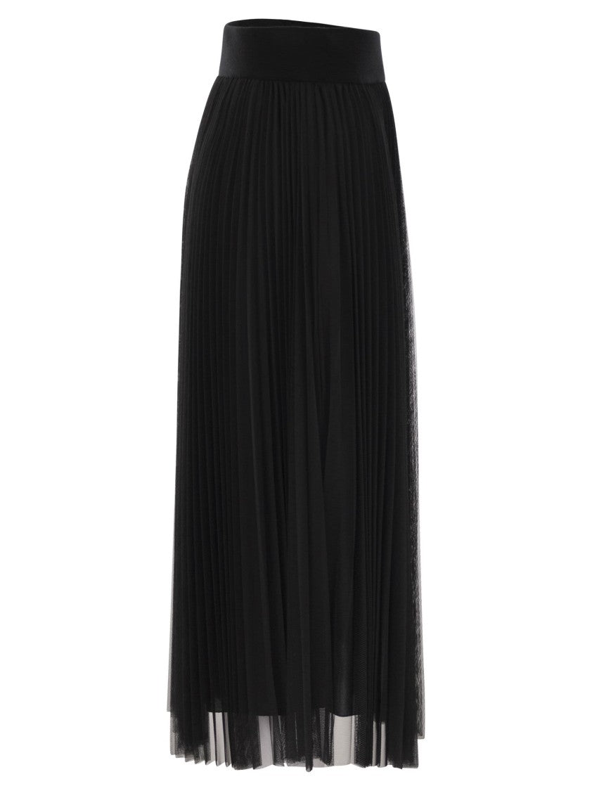 Fabiana Filippi Pleated Tulle Skirt