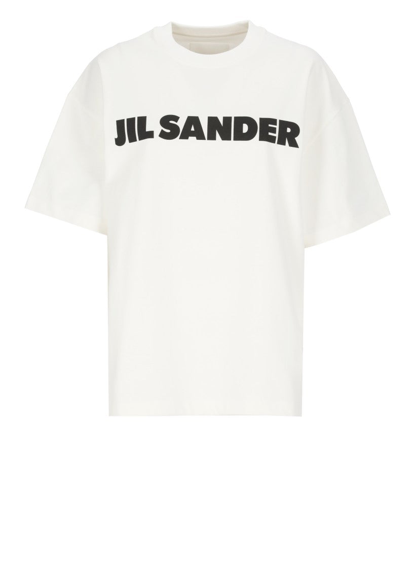Jil Sander White Cotton T-Shirt