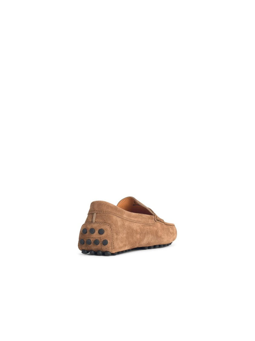 Tod's Brown Suede Loafers
