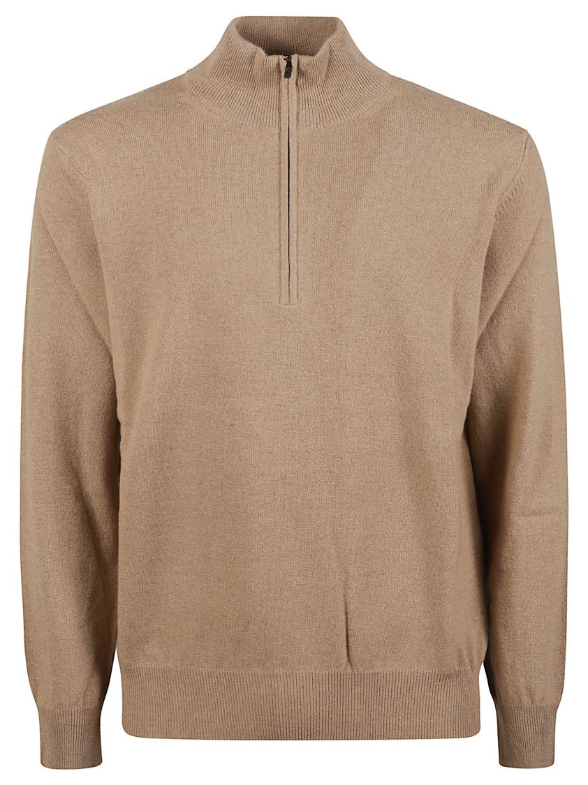 Altea Half-Zip Virgin Wool Sweater