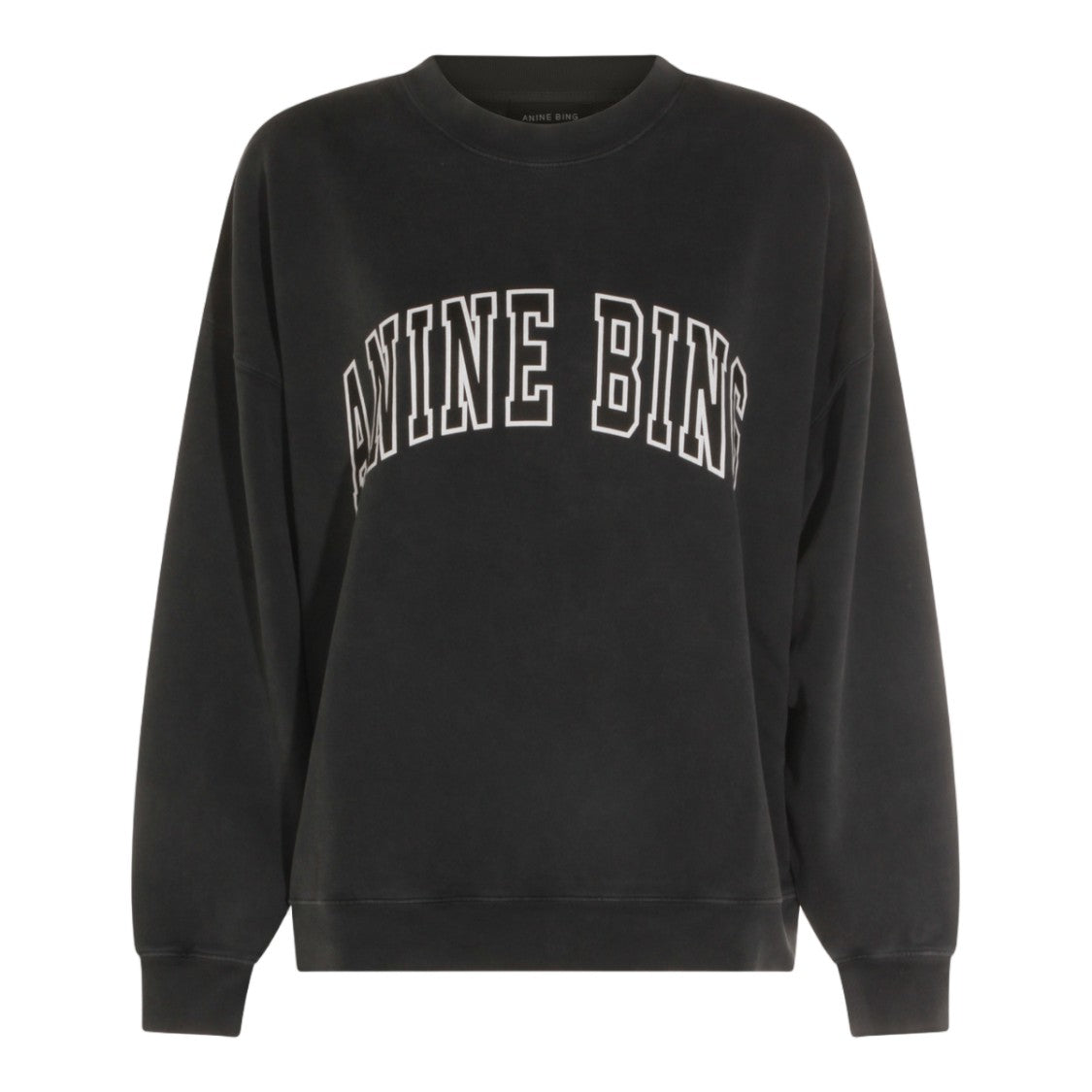 Anine Bing Relaxed Fit Sweatshirt With Vintage Graphic Design