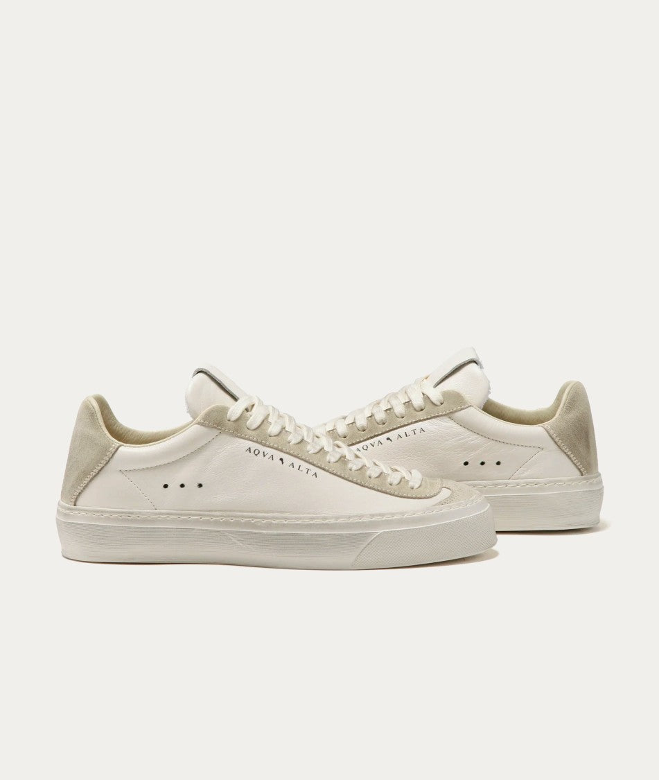 Aqua Alta Venice Masegno Sneakers With Leather And Suede Combination