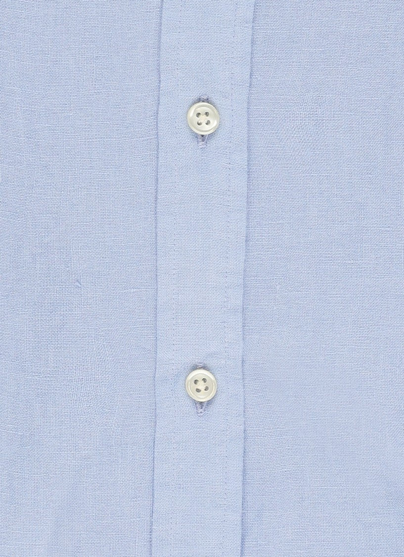 Polo Ralph Lauren Light Blue Pony Linen Shirt