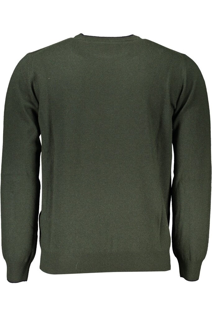 Harmont & Blaine Men's Crew-Neck Sweater With Dachshund Embroidery