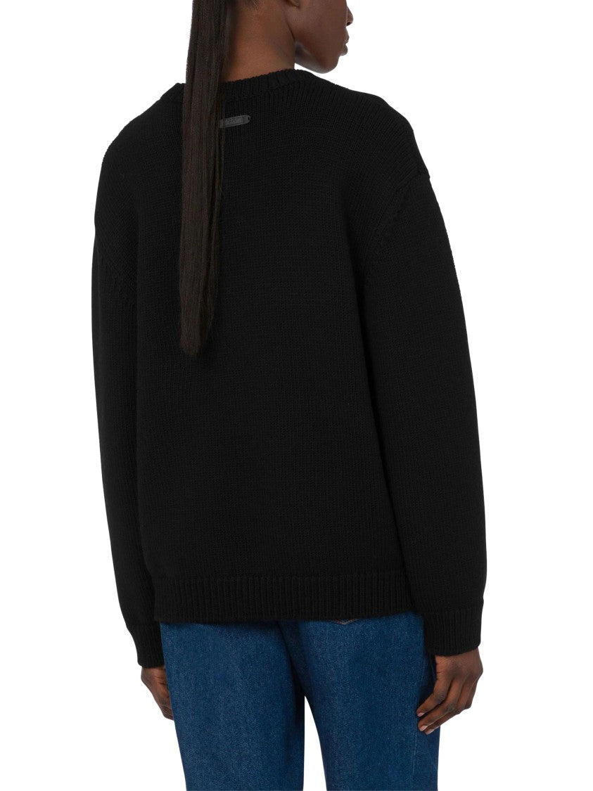 Moschino Knit Sweater With Classic Silhouette