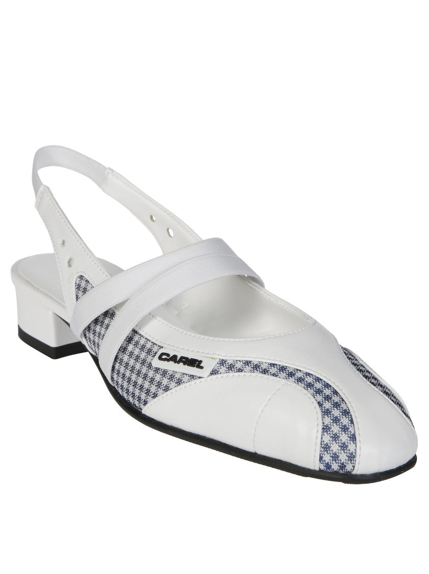 Carel Slingback Shoe With Wide Heel