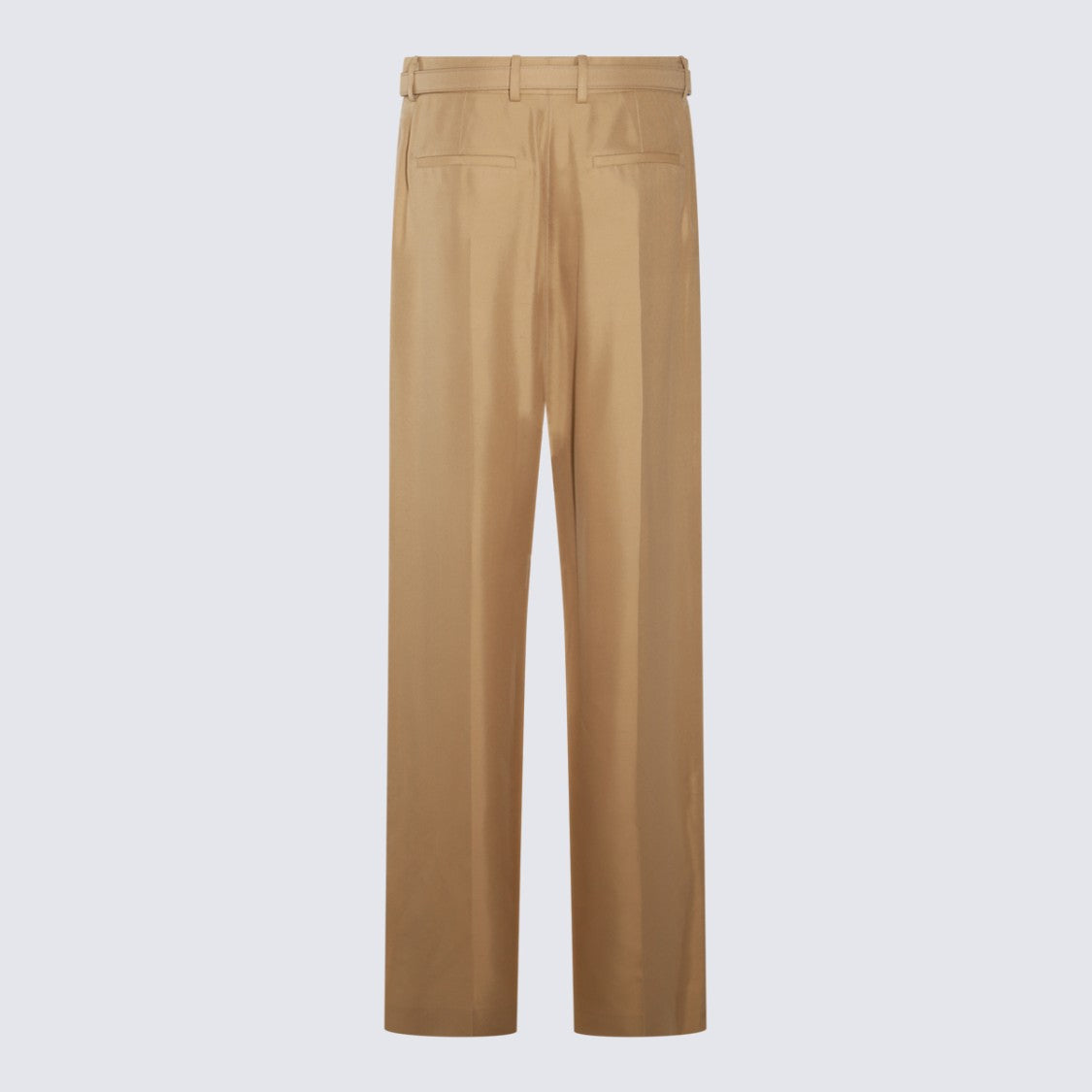 Loro Piana Straight-Leg Trousers With High Waist And Matching Belt