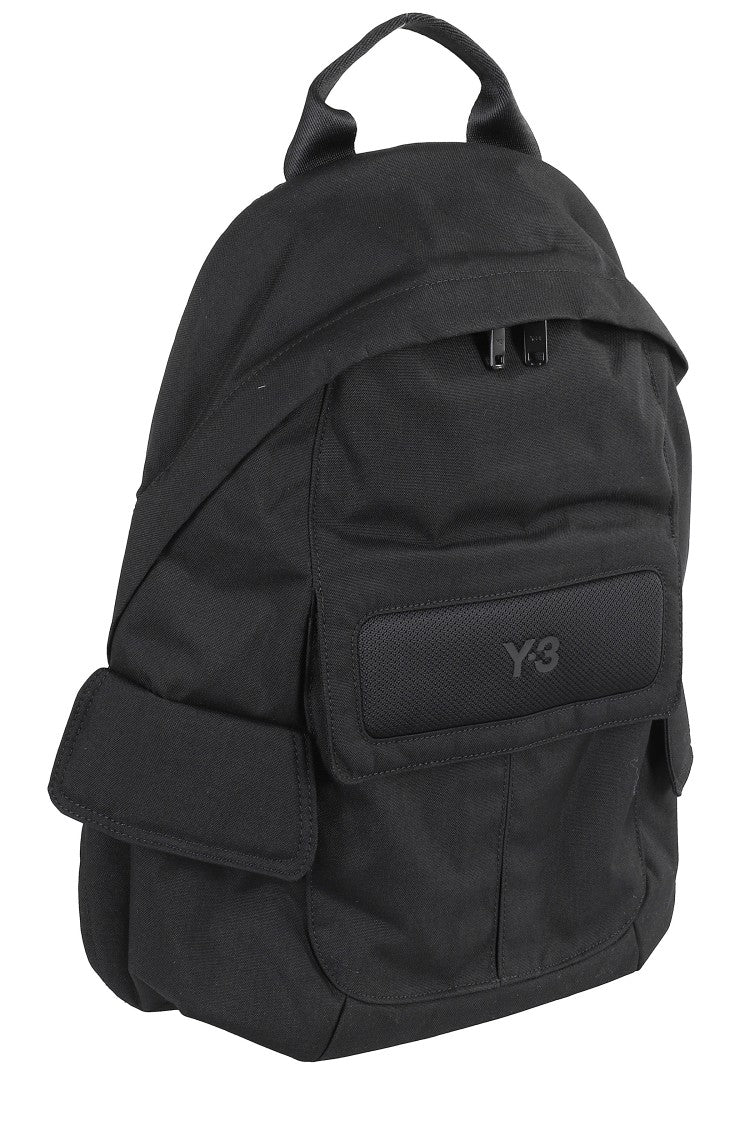 Y-3 Black Polyester Backpack With Spacious Interior