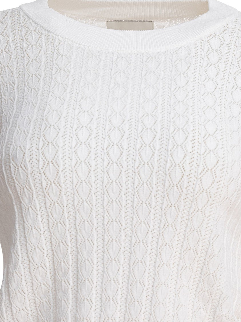 Loulou Studio Cable Knit White Knitwear