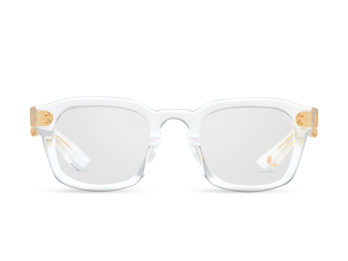 Dita Gold Waylun Rectangular Eyeglasses