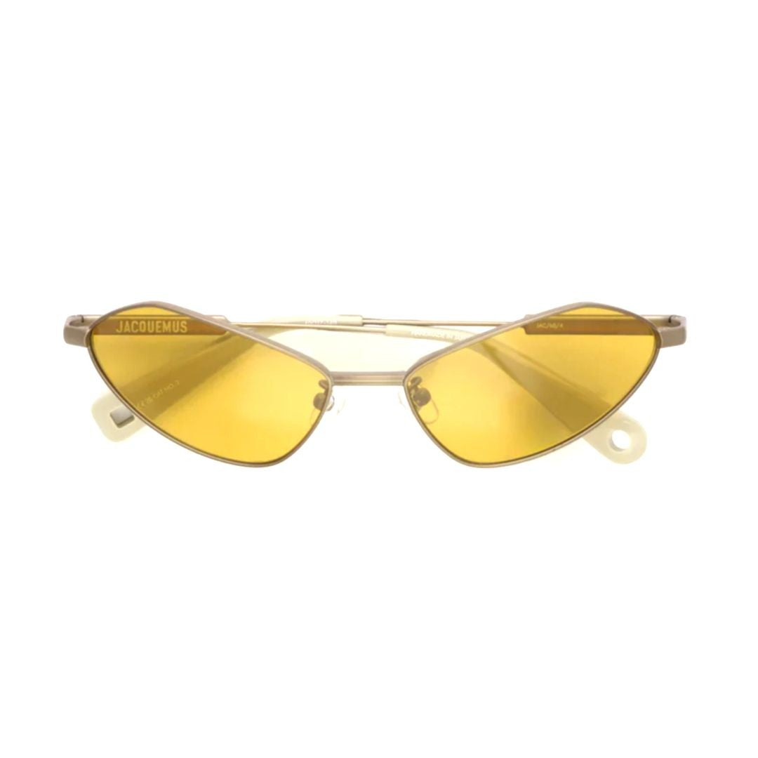 Jacquemus Jac Angular Gold Sunglasses