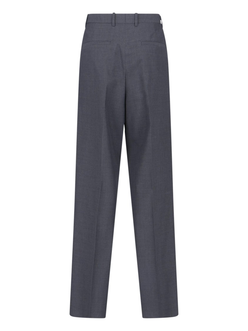 Jil Sander Tailored Wool Trousers – Grey