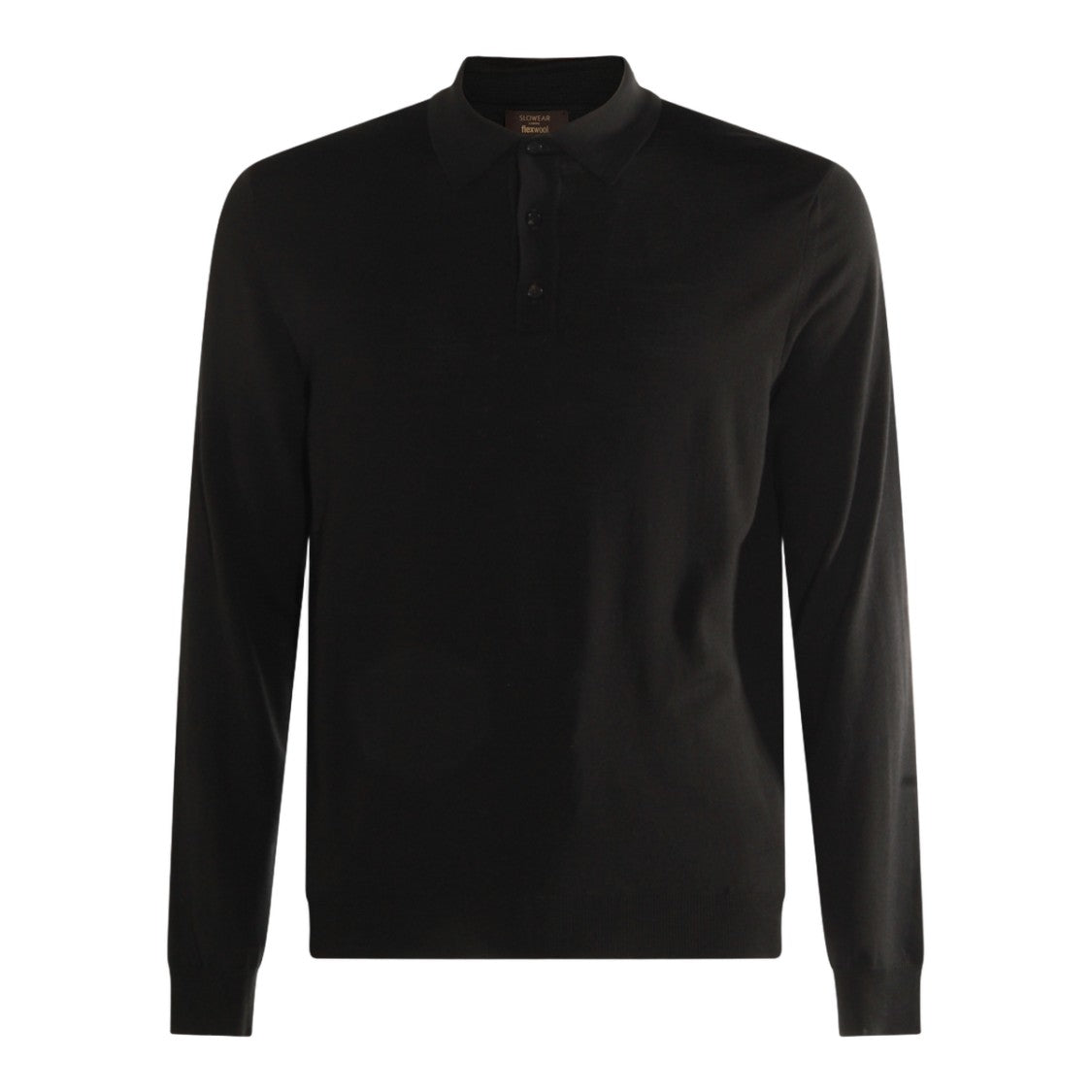 Zanone Long-Sleeved Polo Collar Sweater With Ribbed Cuffs