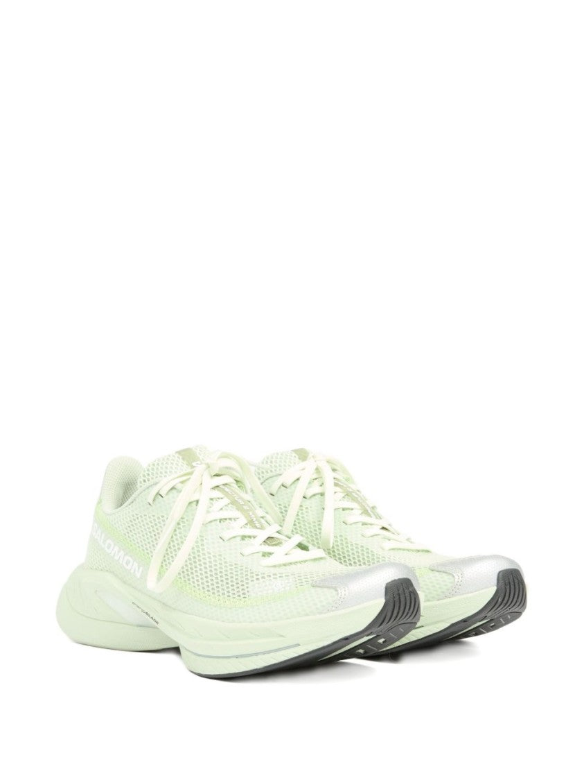 Mm6 By Maison Margiela Green Sneakers With Contrast Toe Cap