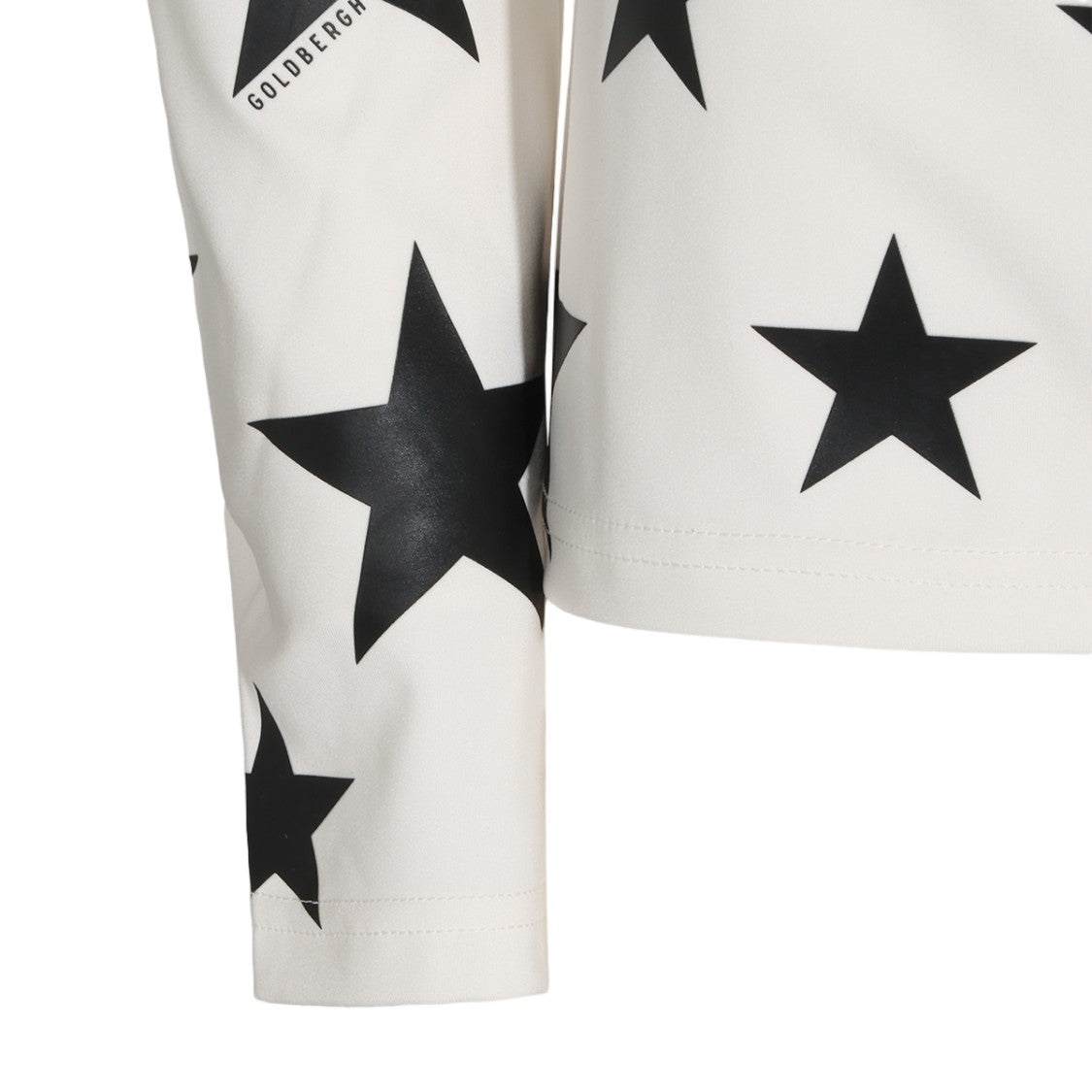 Goldbergh High-Collar Star Pattern Long-Sleeve T-Shirt