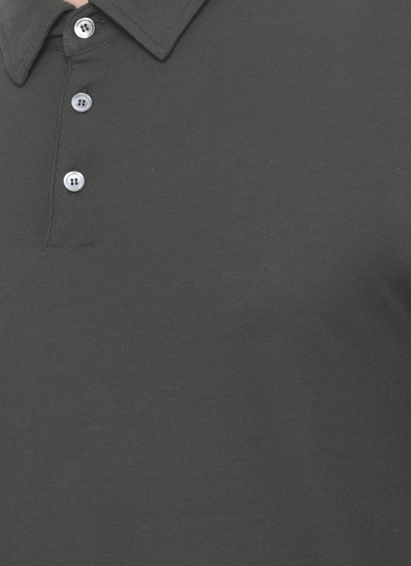 Zanone Two Buttons Cotton Polo Shirt
