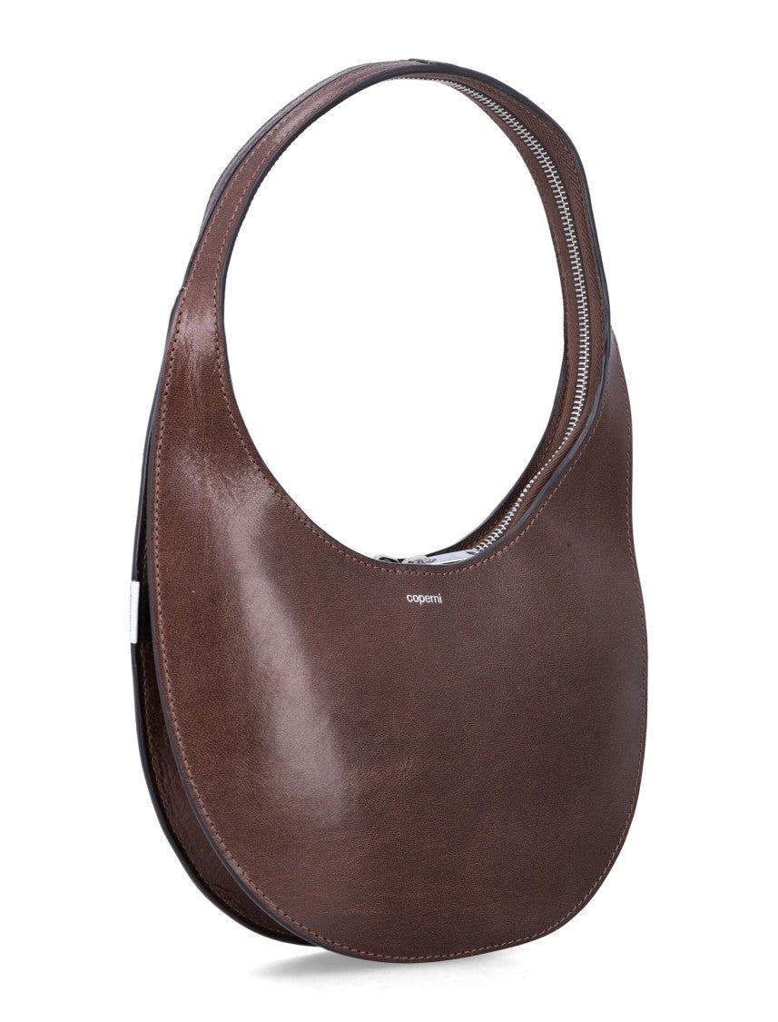 Coperni Crescent-Shaped Small Handbag With Polished Finish