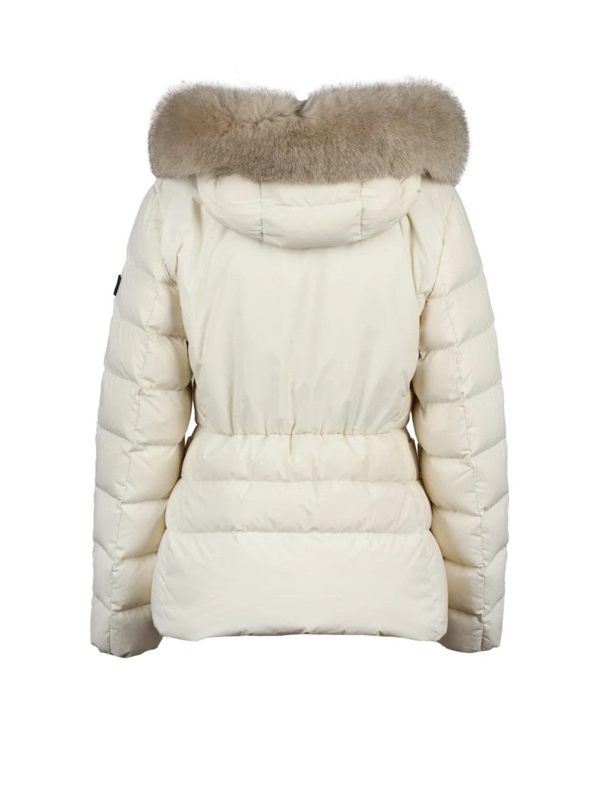 Peuterey Turmalet Down Jacket With Plush Fur Trim And Flattering Silhouette