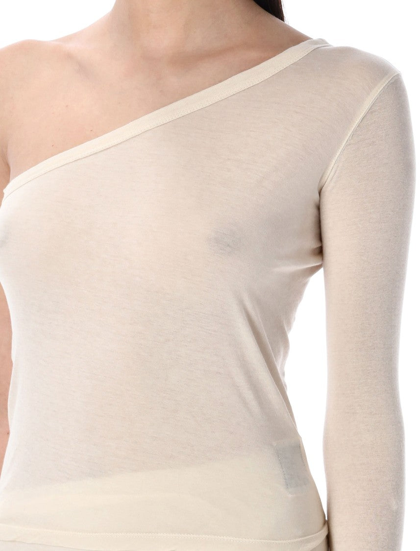 Drkshdw By Rick Owens Asymmetrical Single Shoulder Ziggy Top