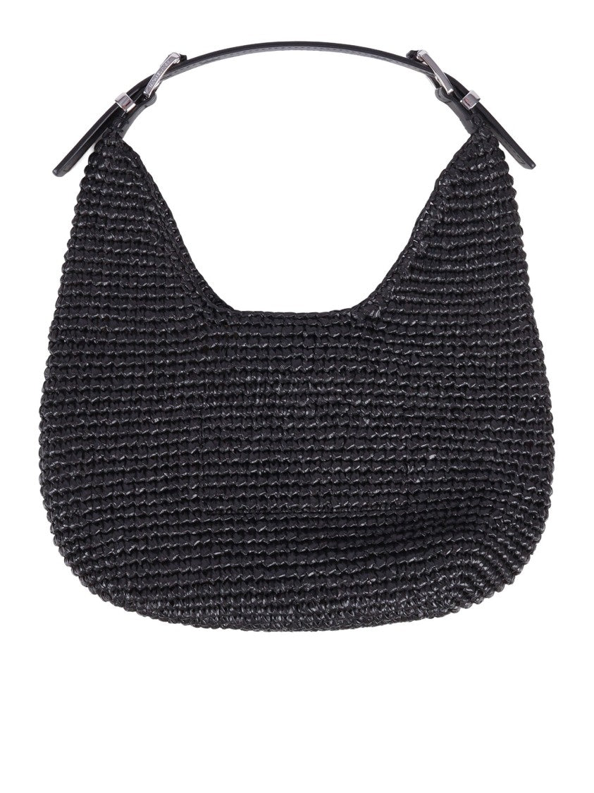 Michael Kors Crescent Woven Hobo Bag