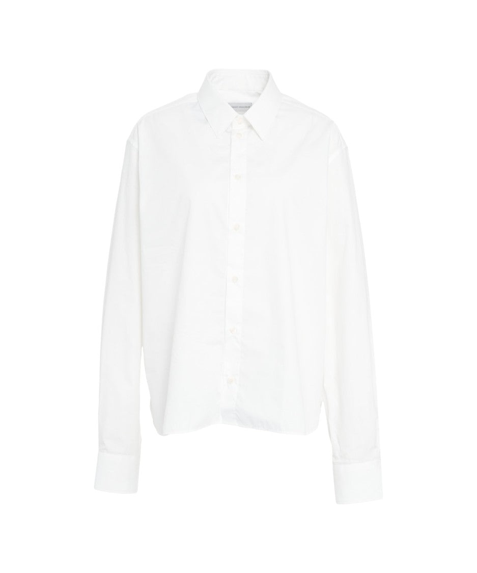 Robert Friedman Cotton Shirt With Classic Kent Collar