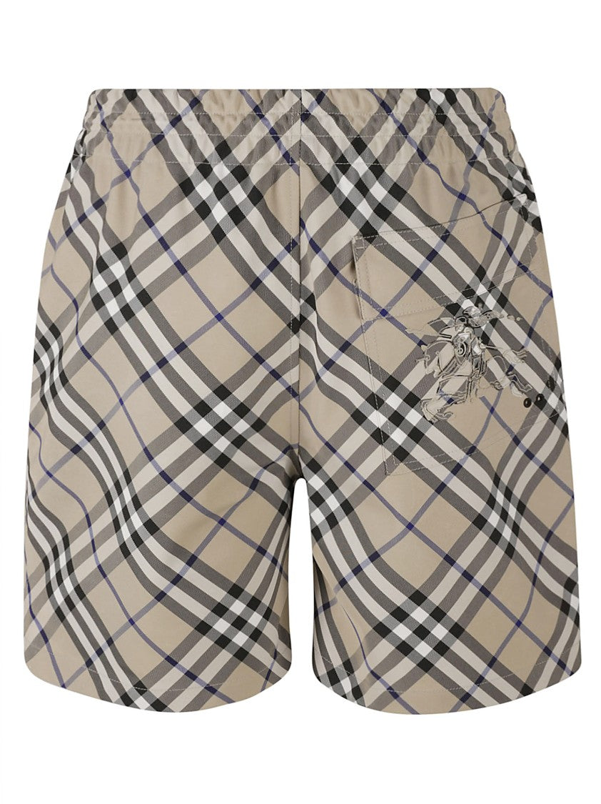 Burberry Checkered Casual Shorts