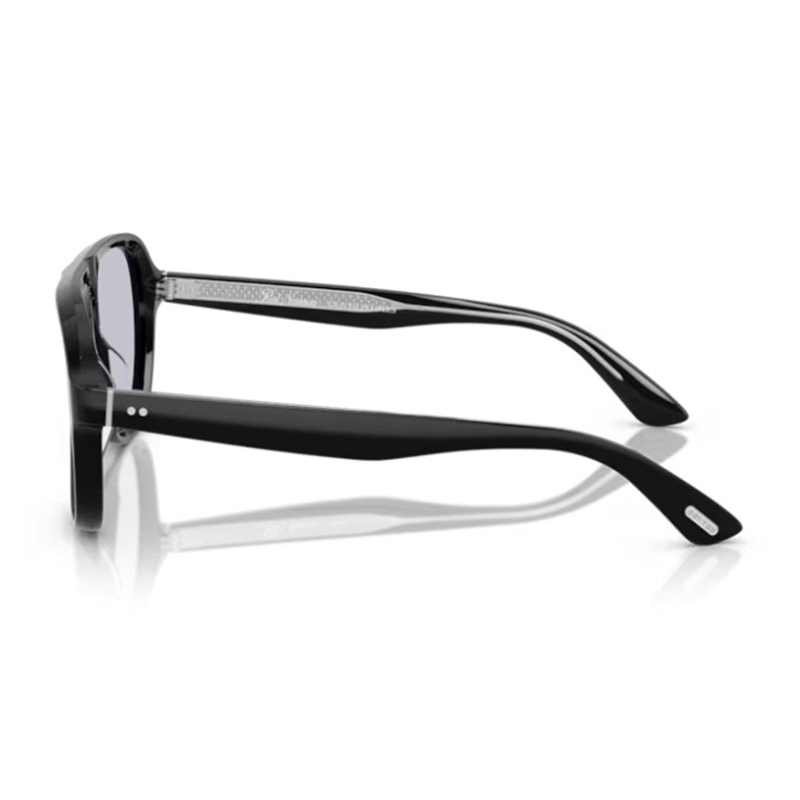 Oliver Peoples Black Paul Newman Acetate Oversized Aviator Sunglasses