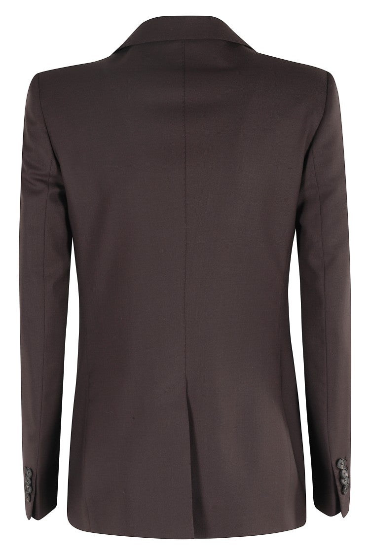 Tagliatore Mono-Breasted Brown Suit With Tailored Blazer And Elegant Fit
