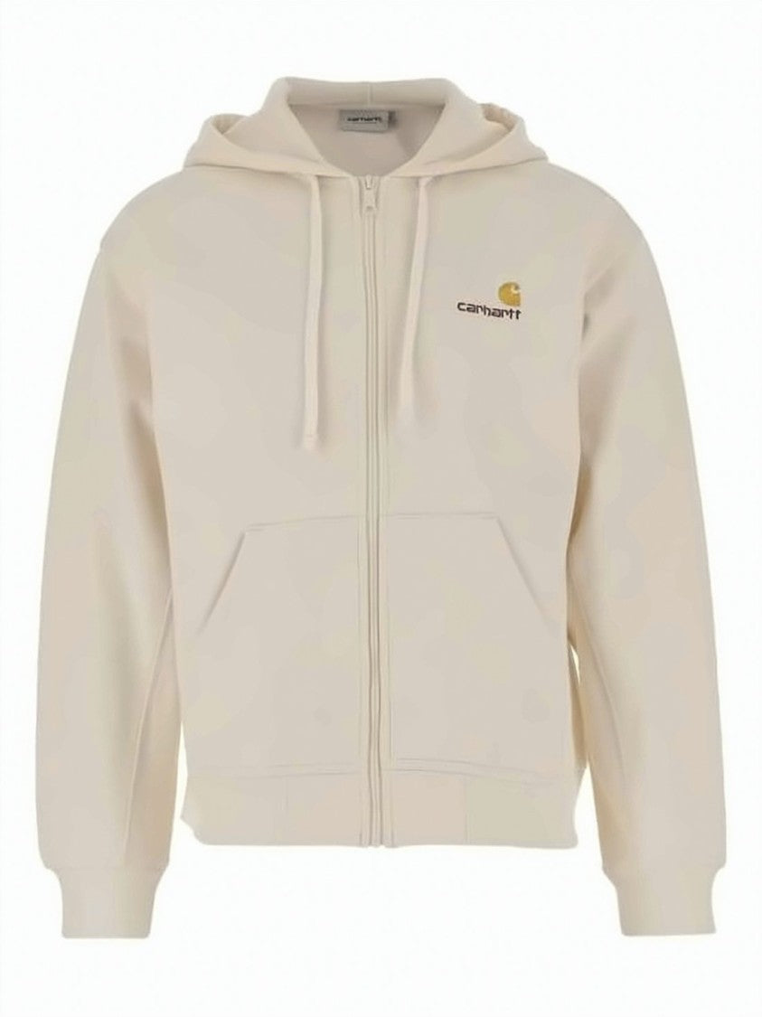 Carhartt Wip Medium Grey Zip-Up Hoodie