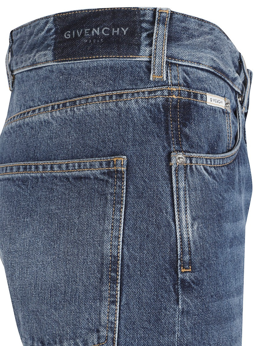 Givenchy Straight-Leg Denim Trousers With Classic Five-Pocket Styling