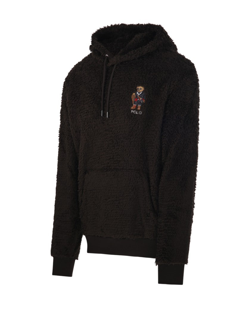 Polo Ralph Lauren Cozy Black Hoodie Sweatshirt
