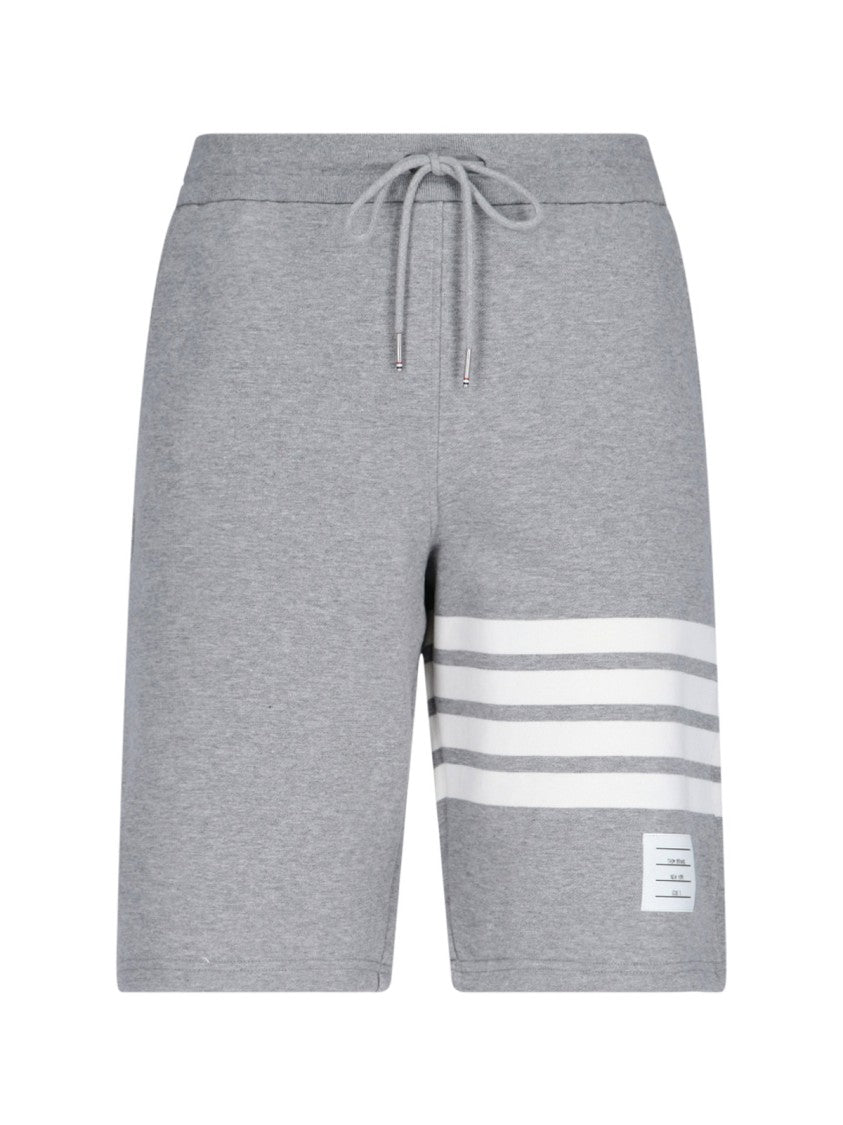 Thom Browne 4-Bar Sport Shorts – Light Grey