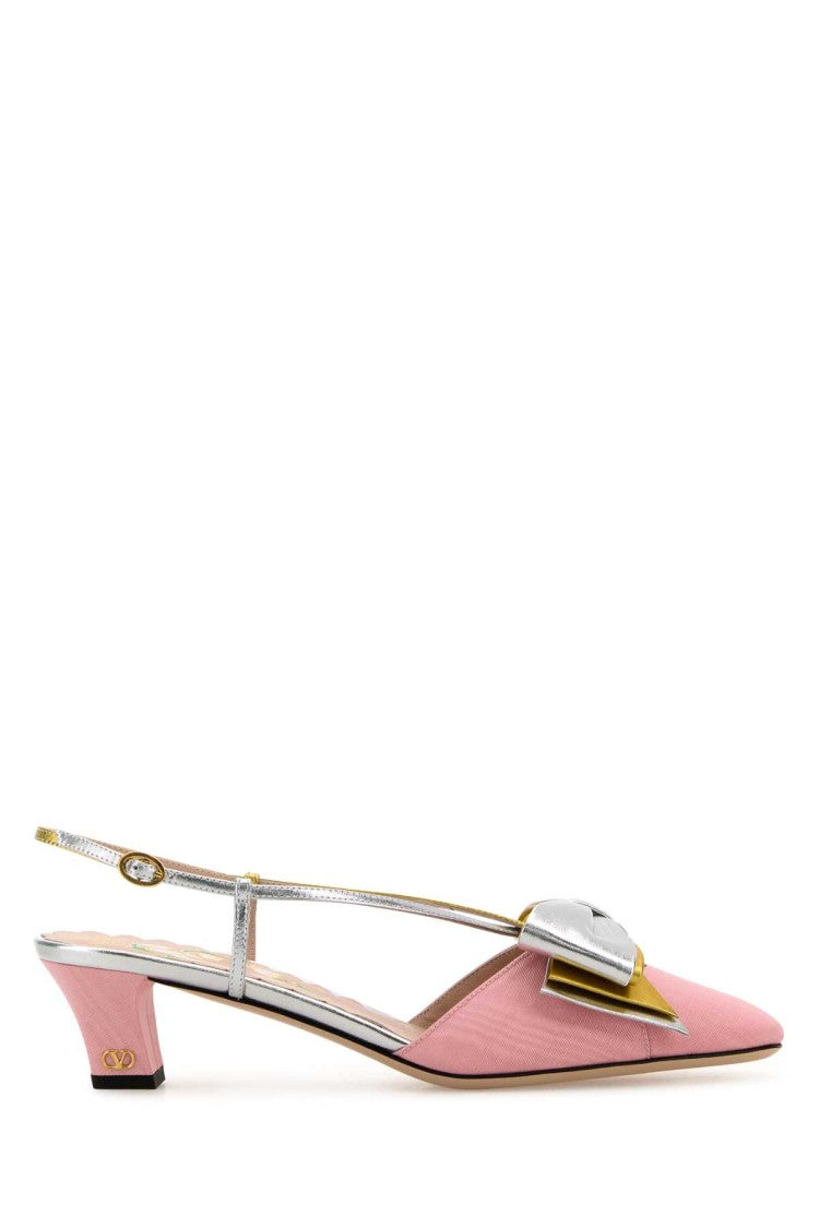 Valentino Garavani Pink Fabric Bowow Pumps