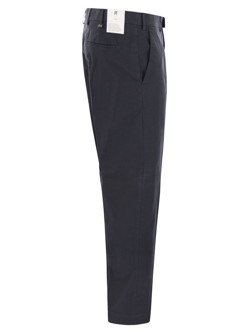 Pt Torino Rebel - Stretch Cotton Trousers