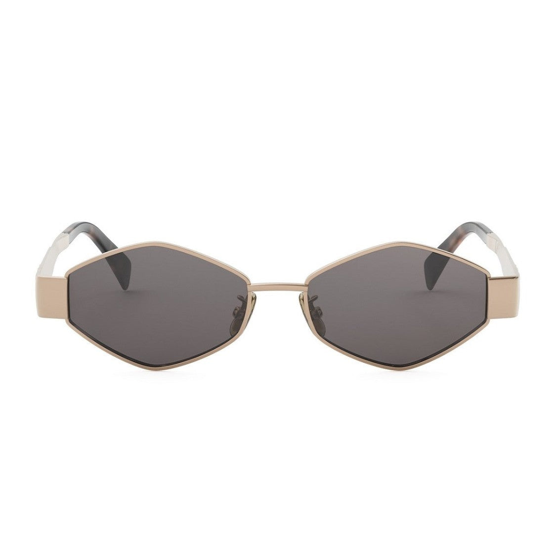 Celine Rose Gold Metal Triomphe Geometric Sunglasses