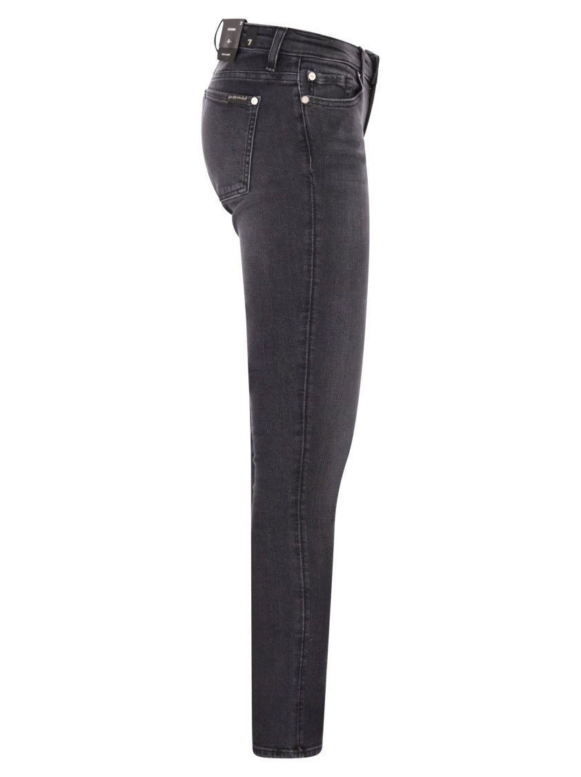 7 For All Mankind Low-Rise Skinny Jeans