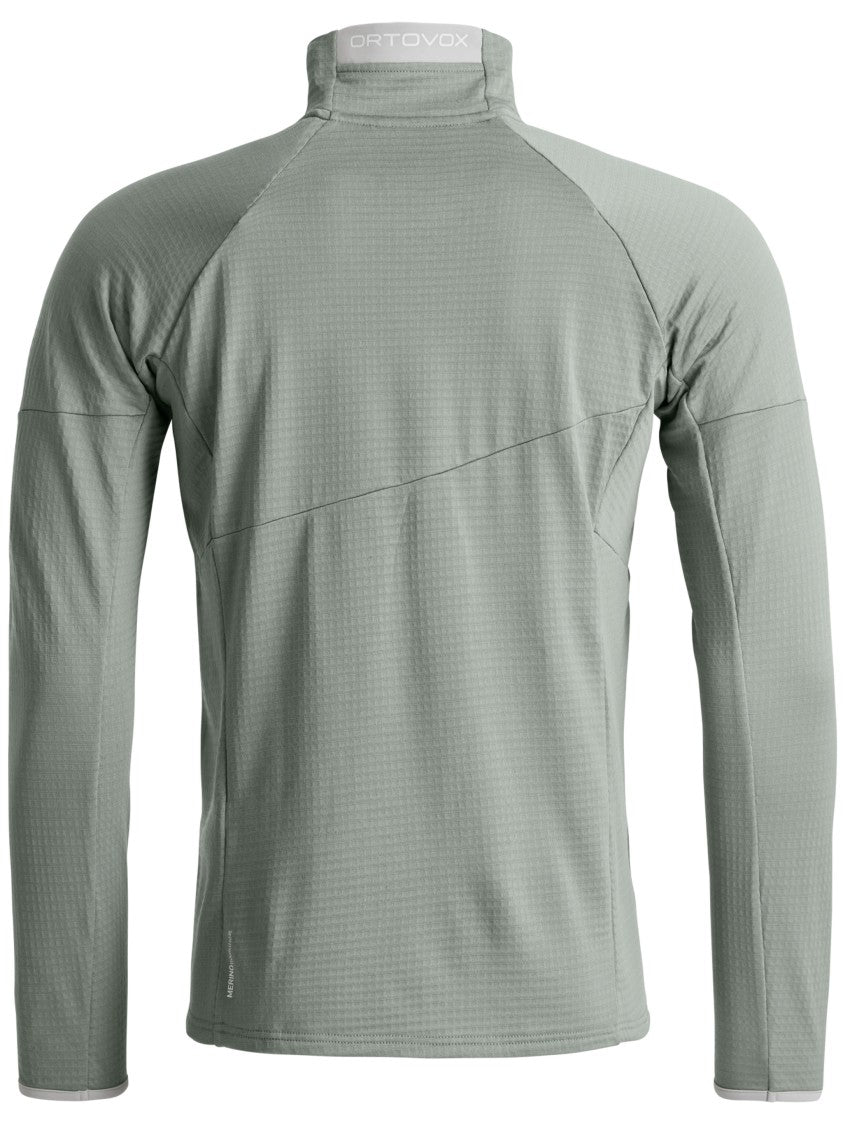 Ortovox Grey Fleece Light Grid Active Jacket