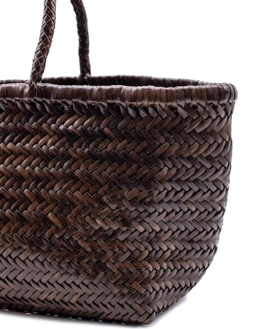 Dragon Diffusion Borsa A Mano Triple Jump Big Dark Brown