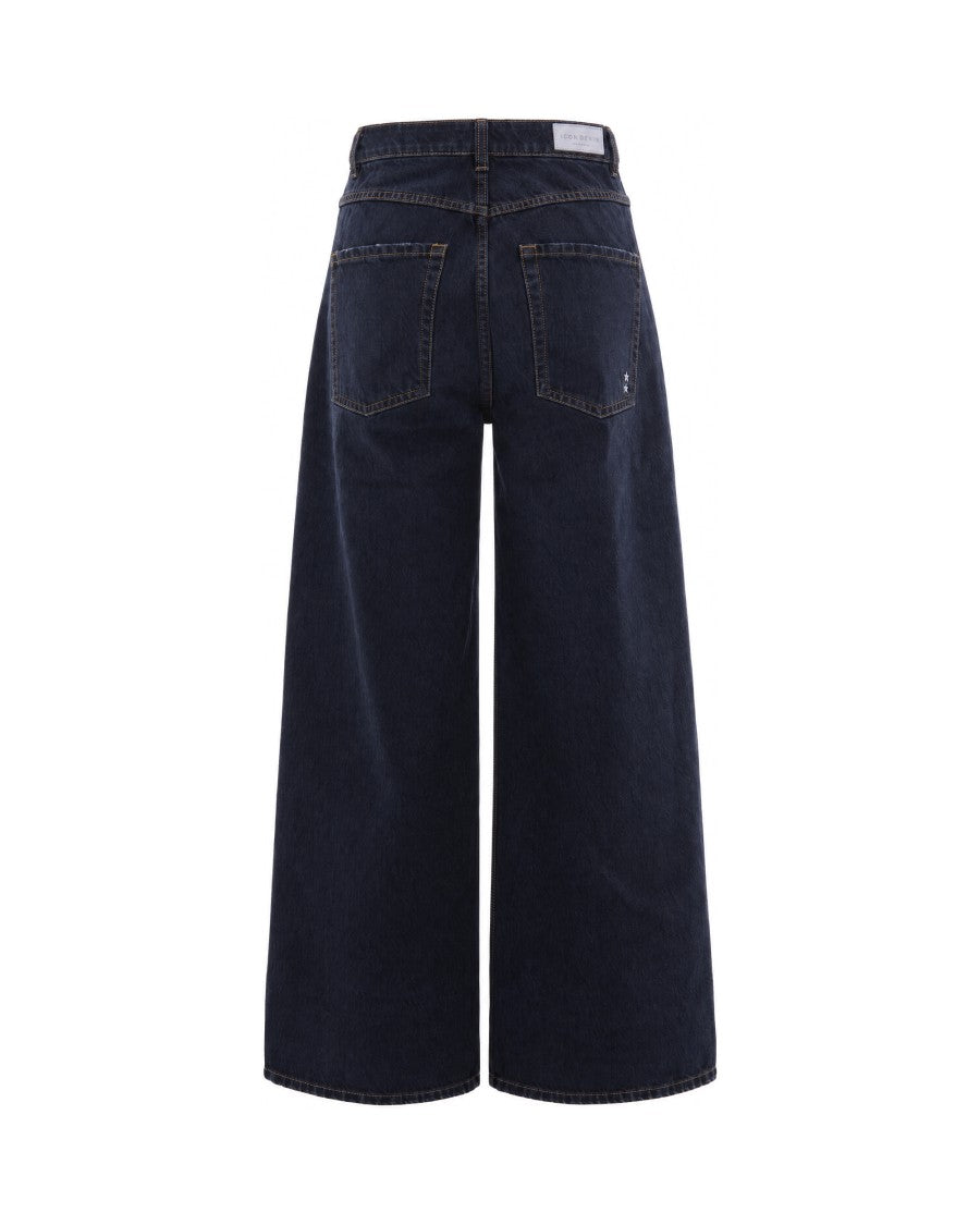 Icon Denim Noir Poppy Wide-Leg Denim Jeans
