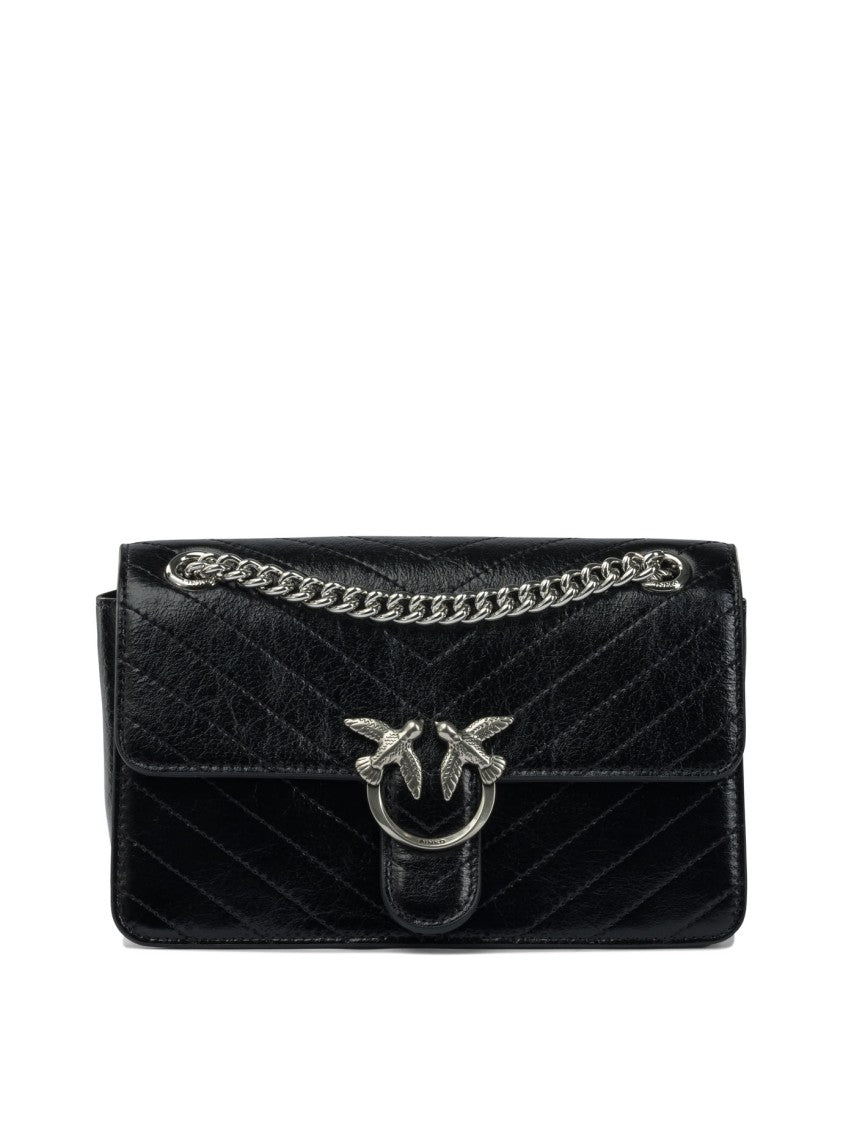 Pinko Leather Crossbody Bag