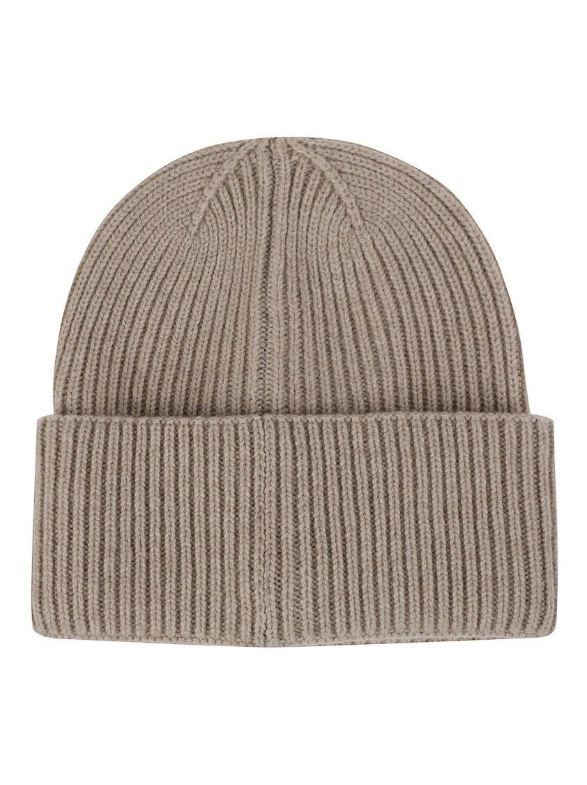 Max Mara Mmretina Ribbed Cashmere Beanie Hat