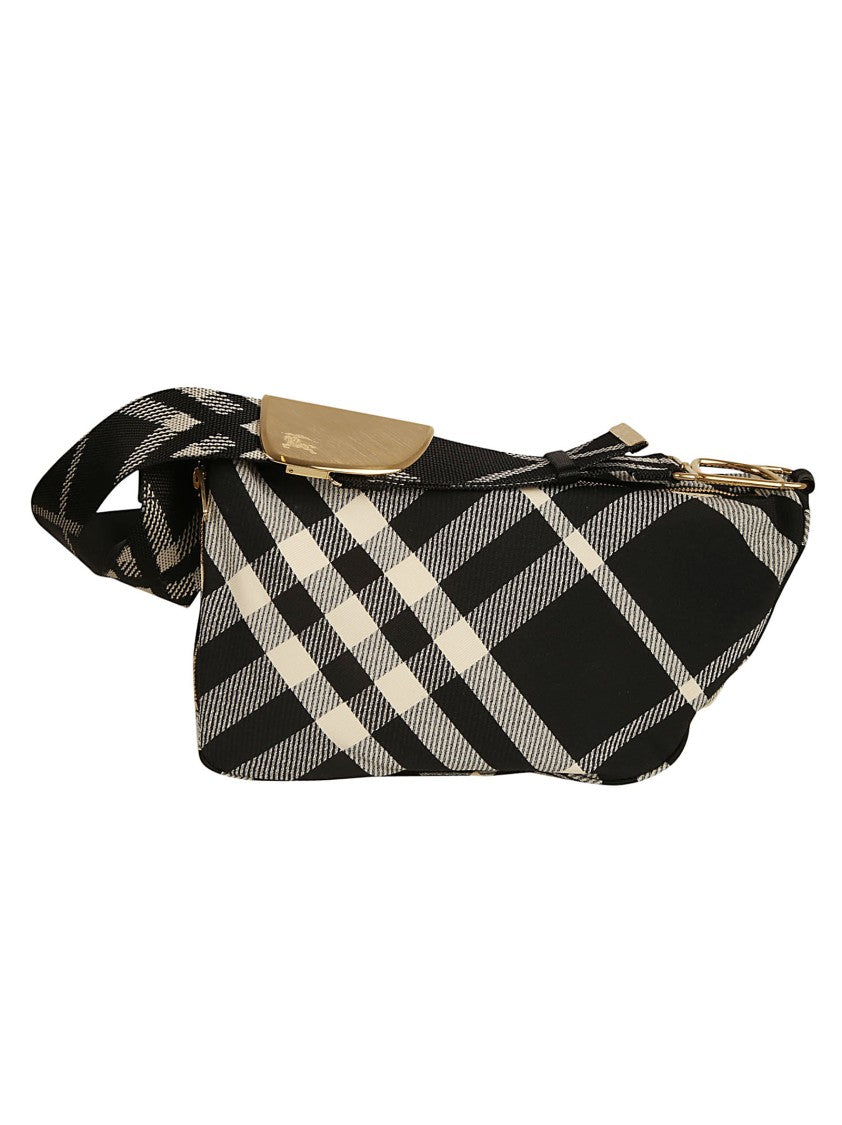 Burberry Check Pattern Shoulder Bag