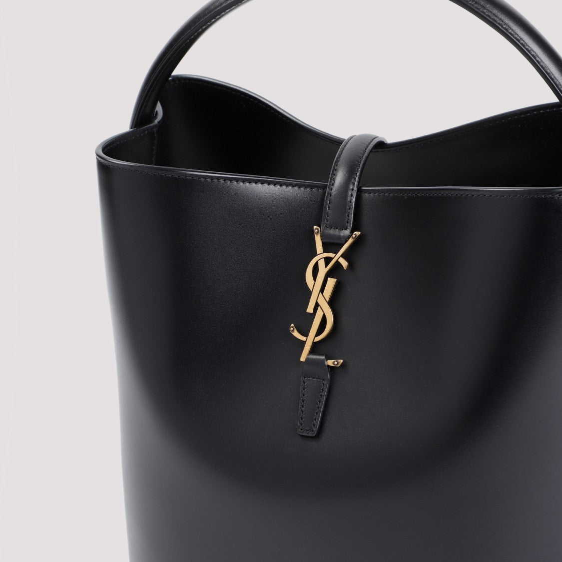 Saint Laurent Black Calf Leather Handbag