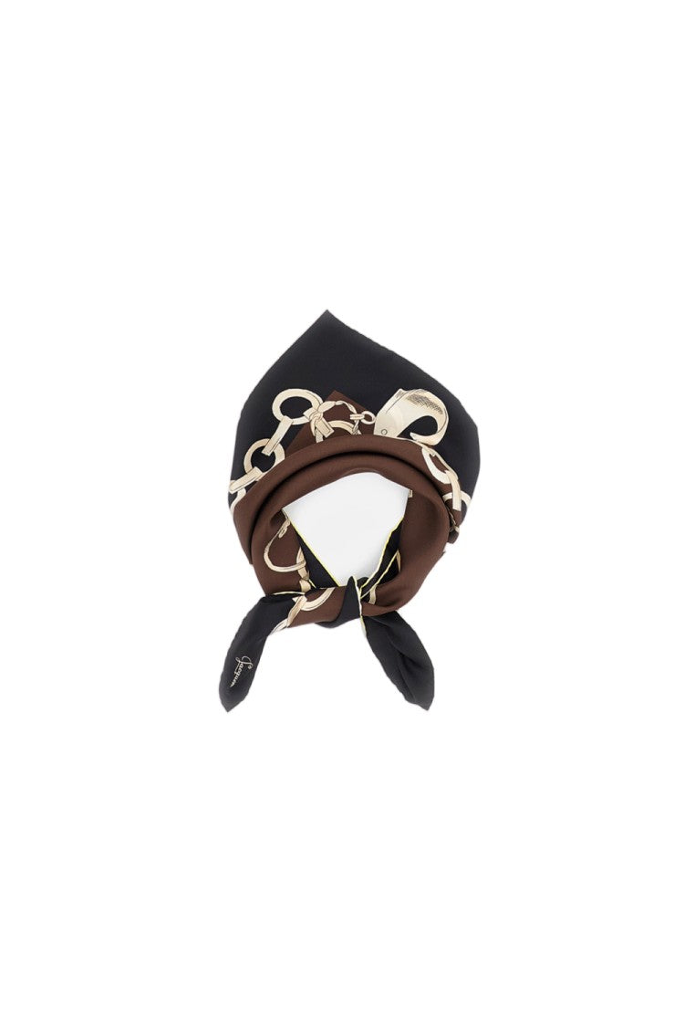 Jacquemus Multicolor Pampille Hand-Rolled Silk Scarf