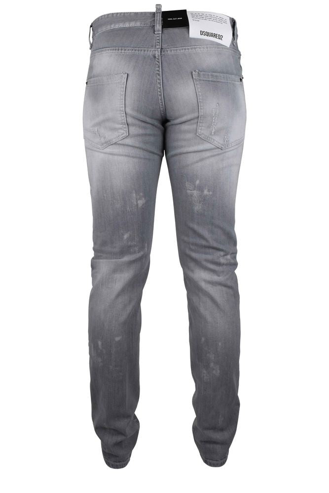 Dsquared2 Light Grey Cotton Cool Guy Jeans