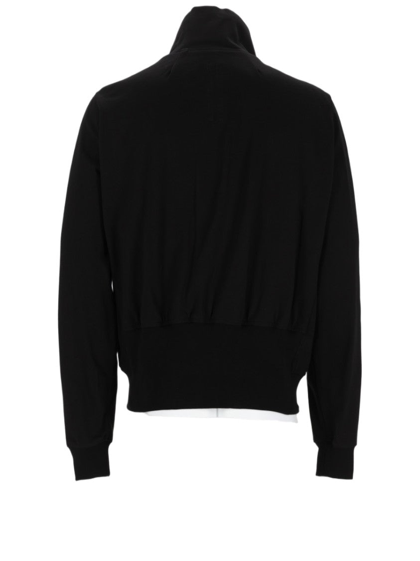 Rick Owens Bauhaus Jogger Asymmetrical Zip Cotton Jacket