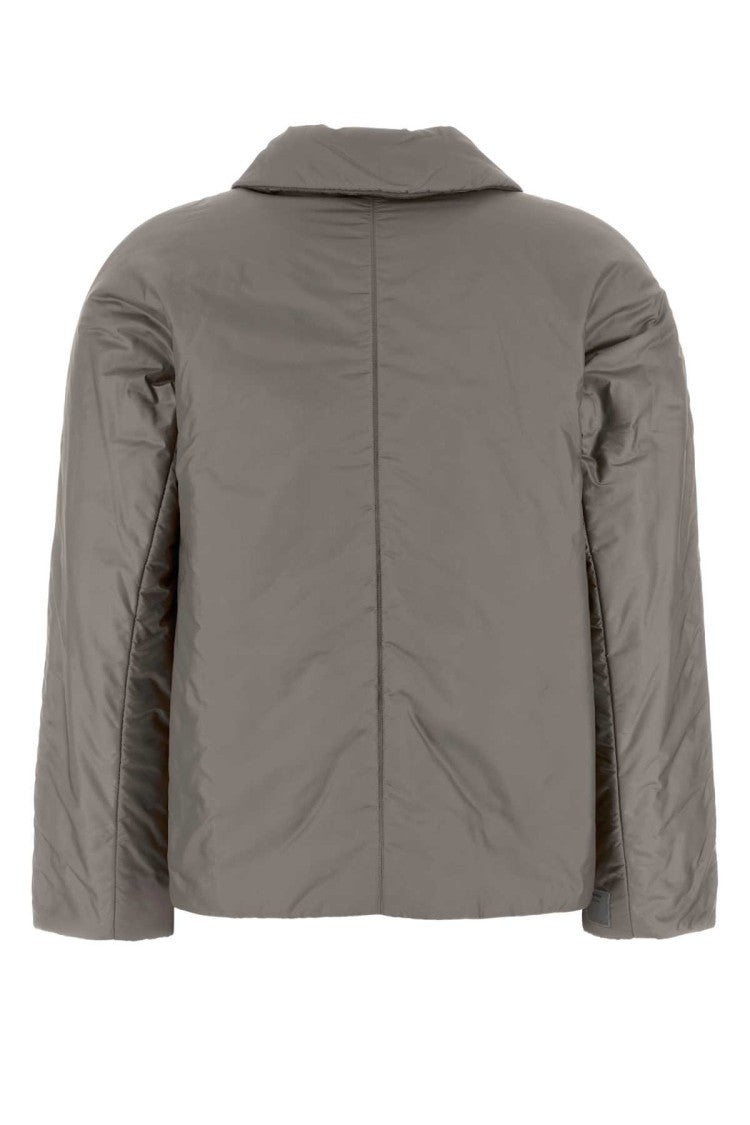 Mm The Cube Grey Polyester Greens Padded Jacket