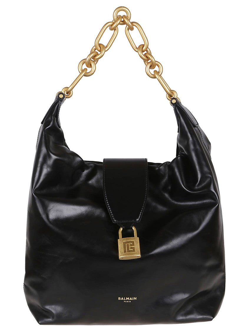Balmain Sync Hobo-Calfskin