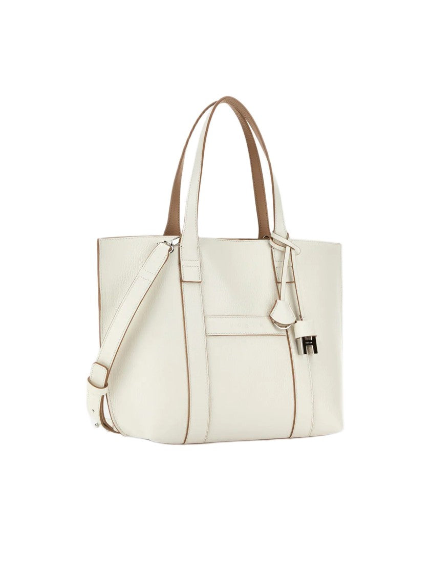 Hogan Structured Tote Bag With Inner Pouch